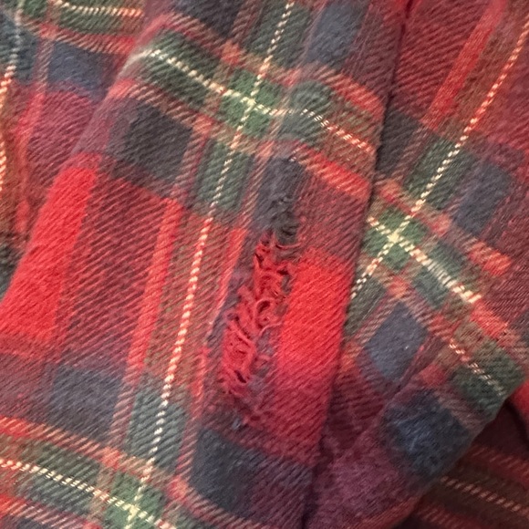 American Eagle Hooded Flannel - Picture 3 of 3